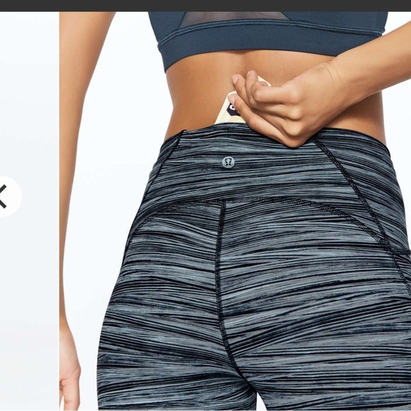 Lululemon Train Times 7/8 Pant *25"
Low Tide Alpine White Black / Black size 6 - Picture 6 of 15